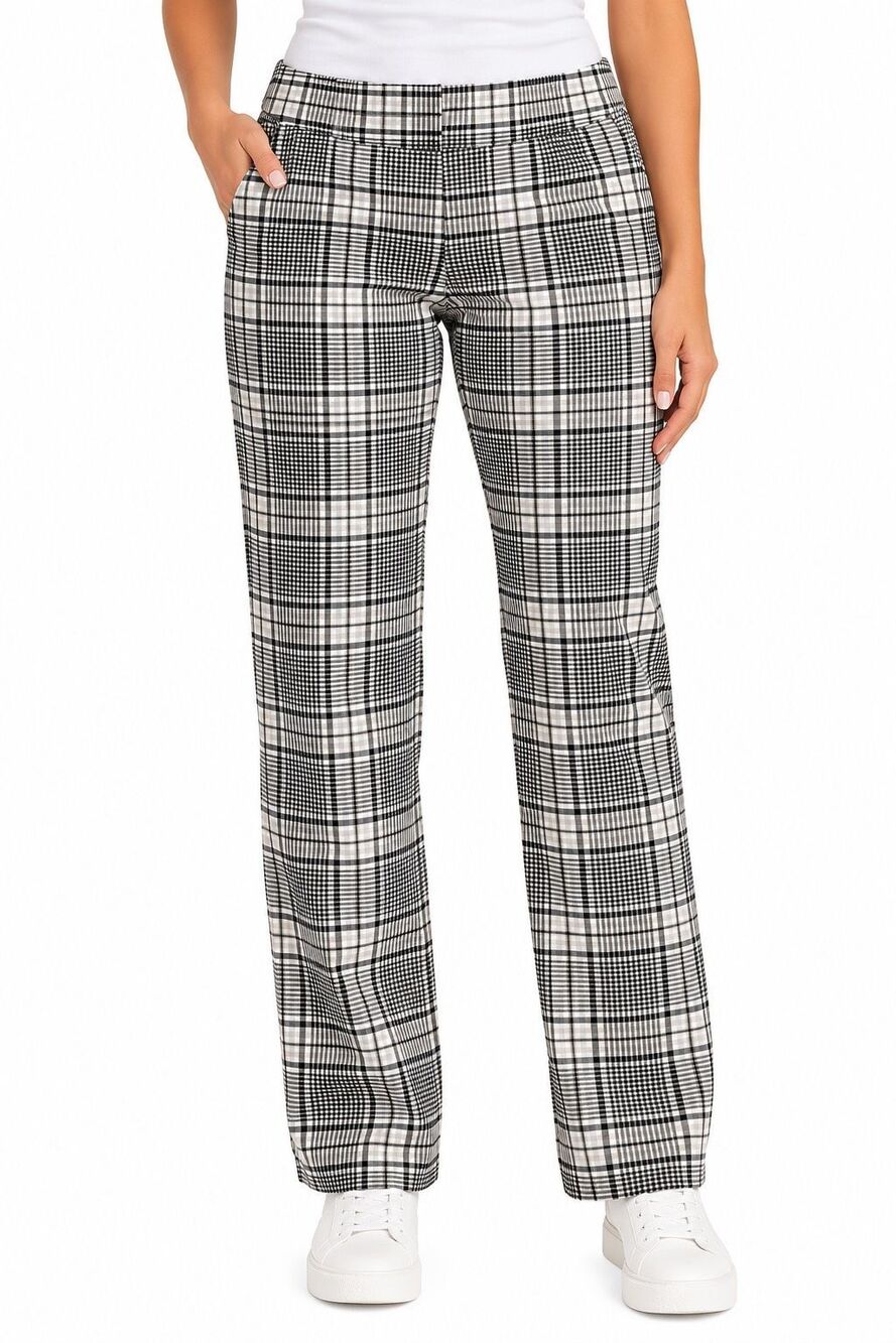 NWT Swing Control Marquis Plaid Pull On Golf Pants Women’s Size Medium New